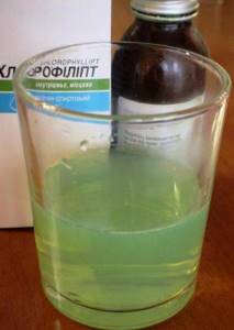 хлорофиллипт спиртовой для ингаляций небулайзером
