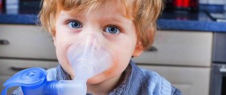 Inhalations for adenoids in children with and without a nebulizer