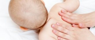 Massage allows your child to recover faster