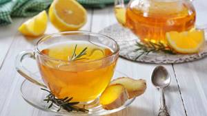 Медово-имбирный чай от синусита