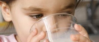 Milk with soda and honey for coughs for children