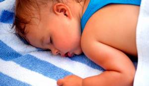 Потеет голова у ребенка во сне фото