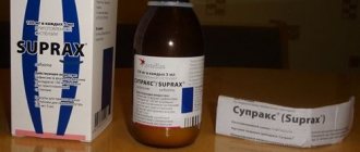 Супракс суспензия с инструкцией