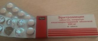 Упаковка таблеток по 250 мг