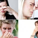 в носу непонятный запах