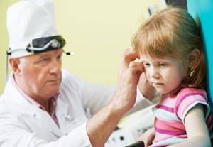 воспаление уха у детей